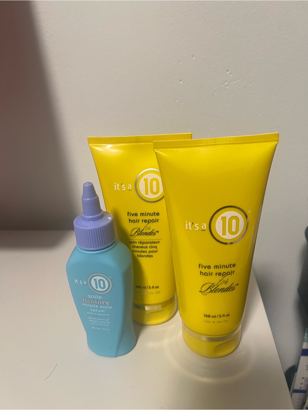 Hair Repair + Scalp Restore Duo in Yellow & Light Blue